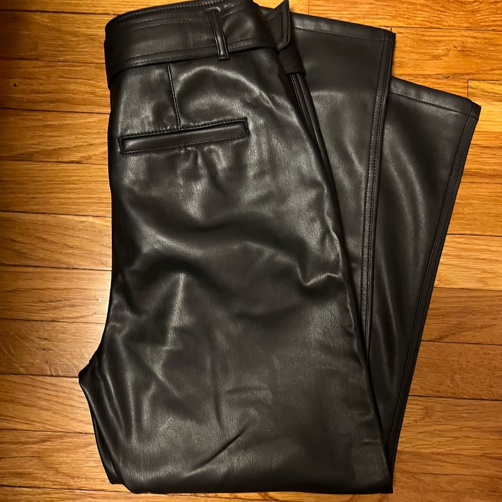 LOFT Leather Pants - Picture 3 of 3